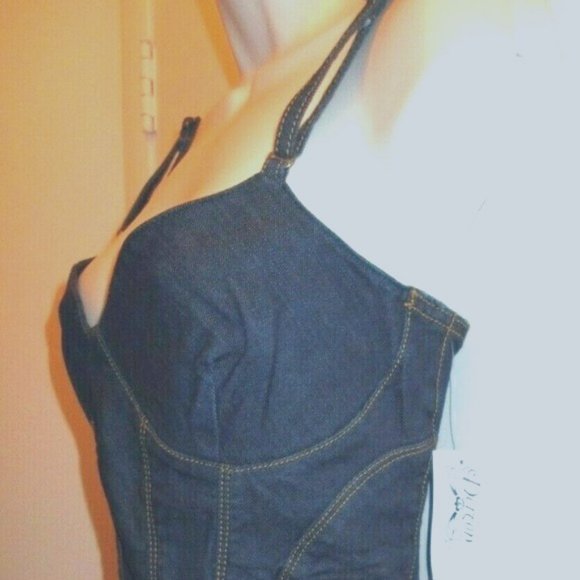 Rare Beyonce Bustier Corset Spaghetti Straps Dress - Picture 5 of 14